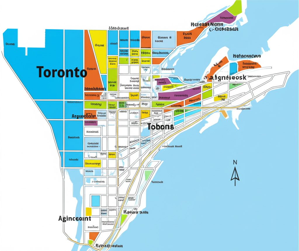 Map of Toronto