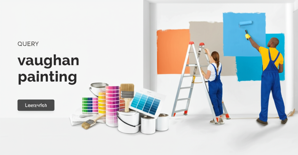 P&P Painting crew working in a Vaughan home